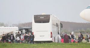 <center> Almanya’dan Uçakla Getirilen  </center><center><font color=’blue’>237 GURBETÇİ SİNOP’TA </font></center>