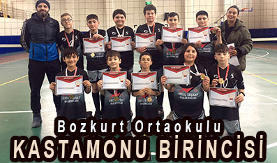 <center> Bozkurt Ortaokulu </center><center><font color=’blue’> KASTAMONU BİRİNCİSİ </font></center>