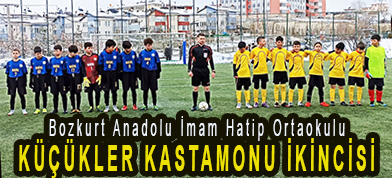 <center> Bozkurt Anadolu İmam Hatip Ortaokulu </center><center><font color=’blue’> KÜÇÜKLER KASTAMONU İKİNCİSİ </font></center>
