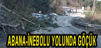 ABANA-İNEBOLU YOLUNDA GÖÇÜK