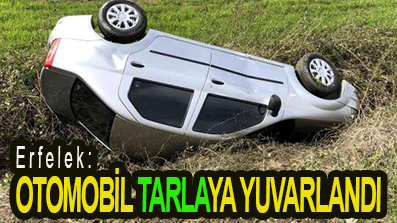 <center> Erfelek: </center><center><font color=’blue’> OTOMOBİL TARLAYA YUVARLANDI </font></center>