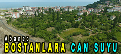 <center> Abana: </center><center><font color=’blue’> BOSTANLARA CAN SUYU </font></center>
