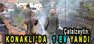 <center> Çatalzeytin: </center><center><font color=’blue’> KONAKLI’DA  1 EV YANDI  </font></center>