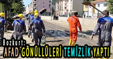 <center> Bozkurt: </center><center><font color=’blue’> AFAD GÖNÜLLÜLERİ TEMİZLİK YAPTI </font></center>