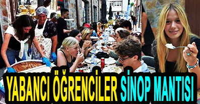 YABANCI ÖĞRENCİLERE SİNOP MANTISI