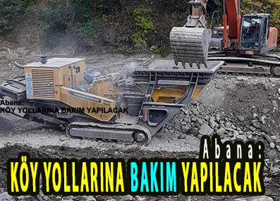 <center> Abana: </center><center><font color=’blue’> KÖY YOLLARINA BAKIM YAPILACAK </font></center>
