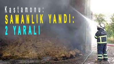 <center> Kastamonu: </center><center><font color=’blue’> SAMANLIK YANDI: 2 YARALI </font></center>