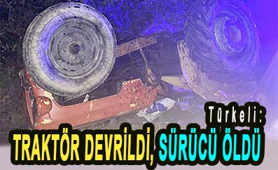 <center> Türkeli: </center><center><font color=’blue’> TRAKTÖR DEVRİLDİ, SÜRÜCÜ ÖLDÜ </font></center>