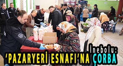 <center> İnebolu: </center><center><font color=’blue’>‘PAZARYERİ ESNAFI’NA ÇORBA </font></center>