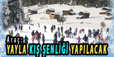 <center> Araç: </center><center><font color=’blue’> YAYLA KIŞ ŞENLİĞİ YAPILACAK </font></center>
