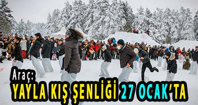 <center> Araç: </center><center><font color=’blue’> YAYLA KIŞ ŞENLİĞİ 27 OCAK’TA </font></center>