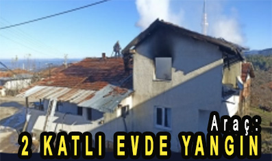 <center> Araç: </center><center><font color=’blue’>2 KATLI EVDE YANGIN </font></center>