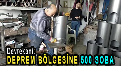 <center> Devrekani: </center><center><font color=’blue’> DEPREM BÖLGESİNE 500 SOBA </font></center>