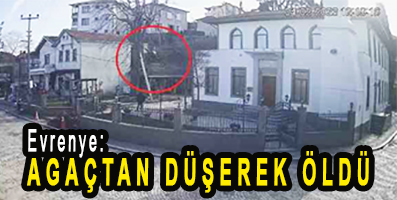 <center> Evrenye: </center><center><font color=’blue’> AGAÇTAN DÜŞEREK ÖLDÜ </font></center>
