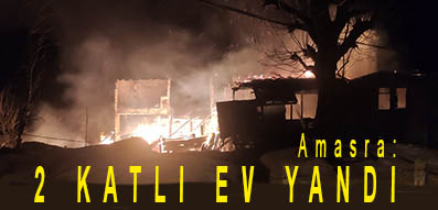 <center> Amasra: </center><center><font color=’blue’>2 KATLI EV YANDI </font></center>