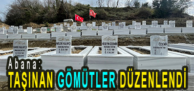 <center> Abana: </center><center><font color=’blue’> TAŞINAN GÖMÜTLER DÜZENLENDİ </font></center>