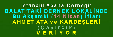 İstanbul Abana Derneği: