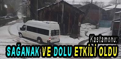 <center> Kastamonu: </center><center><font color=’blue’> SAĞANAK VE DOLU ETKİLİ OLDU </font></center>