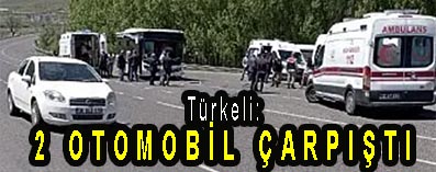 <center> Türkeli: </center><center><font color=’blue’>2 OTOMOBİL ÇARPIŞTI </font></center>