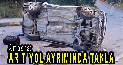 <center> Amasra: </center><center><font color=’blue’> ARIT YOL AYRIMINDA TAKLA </font></center>