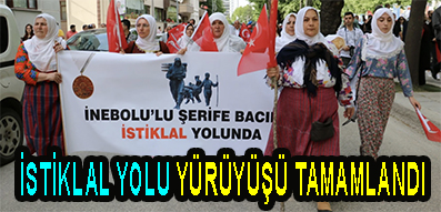 İSTİKLAL YOLU YÜRÜYÜŞÜ TAMAMLANDI