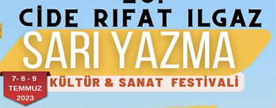 <center> Cide: </center><center><font color=’blue’> SARI YAZMA ŞENLİĞİ BAŞLIYOR </font></center>