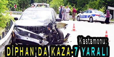 <center> Kastamonu: </center><center><font color=’blue’> DİPHAN’DA KAZA-7 YARALI </font></center>