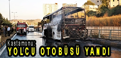 <center> Kastamonu: </center><center><font color=’blue’> YOLCU OTOBÜSÜ YANDI </font></center>