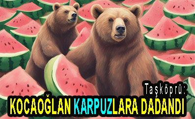 <center> Taşköprü:</center><center><font color=’blue’> KOCAOĞLAN KARPUZLARA DADANDI </font></center>