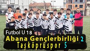 <center> U-18 Futbol: </center><center><font color=’blue’>TAŞKÖPRÜSPOR 5, ABANA GENÇLERBİRLİĞİ 2 </font></center>