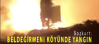 <center> Bozkurt: </center><center><font color=’blue’> BELDEĞİRMENi KÖYÜNDE YANGIN </font></center>