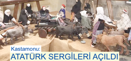<center> Kastamonu: </center><center><font color=’blue’> ATATÜRK SERGİLERİ AÇILDI </font></center>