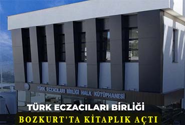 <center> Türk Eczacıları Birliği </center><center><font color=’blue’> BOZKURT’TA KİTAPLIK AÇTI </font></center>