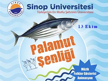 <center> Sinop Üniversitesi: </center><center><font color=’blue’> PALAMUT ŞENLİĞİ </font></center>