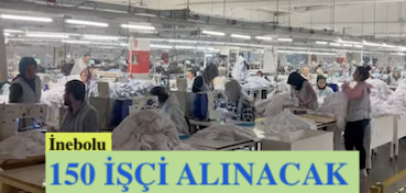 <center> İnebolu: </center><center><font color=’blue’>150 İŞÇİ ALINACAK </font></center>