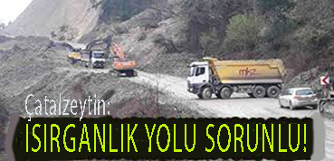 <center> Çatalzeytin: </center><center><font color=’blue’> ISIRGANLIK YOLU SORUNLU! </font></center>