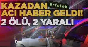 <center> Erfelek:  </center><center><font color=’blue’>2 ÖLÜ, 2 YARALI </font></center>