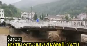 <center> Şenpazar: </center><center><font color=’blue’> KENTİN ORTASINDAKİ KÖPRÜ ÇÖKTÜ </font></center>
