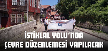 <center> İnebolu: </center><center><font color=’blue’> İSTİKLAL YOLU’NDA ÇEVRE DÜZENLEMESİ YAPILACAK </font></center>