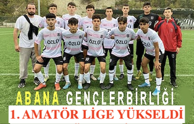 <center> Abana Gençlerbirliği </center><center><font color=’blue’>1. AMATÖR LİG’E YÜKSELDİ </font></center>