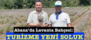 <center> Abana’da Lavanta Bahçesi: </center><center><font color=’blue’> TURİZME YENİ SOLUK </font></center>