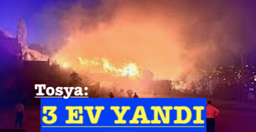 <center> Tosya: </center><center><font color=’blue’>3 EV YANDI </font></center>