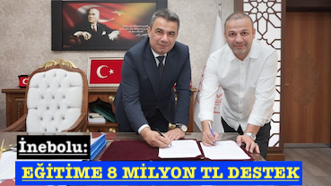 <center> İnebolu: </center><center><font color=’blue’> EĞİTİME 8 MİLYON TL DESTEK </font></center>
