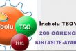<center> İnebolu TSO’dan </center><center><font color=’blue’>200 ÖĞRENCİYE KIRTASİYE-AYAKKABI </font></center>