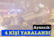 <center> Ayancık: </center><center><font color=’blue’>4 KİŞİ YARALANDI </font></center>