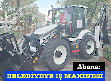 <center> Abana: </center><center><font color=’blue’> BELEDİYEYE İŞ MAKİNESİ  </font></center>