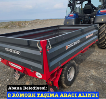 <center> Abana Belediyesi: </center><center><font color=’blue’>2 RÖMORK TAŞIMA ARACI ALINDI </font></center>