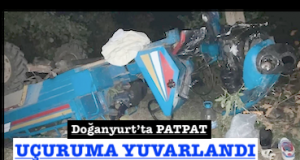<center> Doğanyurt’ta PATPAT  </center><center><font color=’blue’> UÇURUMA YUVARLANDI </font></center>