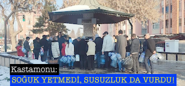 <center> Kastamonu: </center><center><font color=’blue’> SOĞUK YETMEDİ, SUSUZLUK DA VURDU!</font></center>