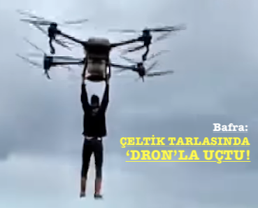 <center> Bafra: </center><center><font color=’blue’> ÇELTİK TARLASINDA ‘DRON’LA UÇTU!</font></center>